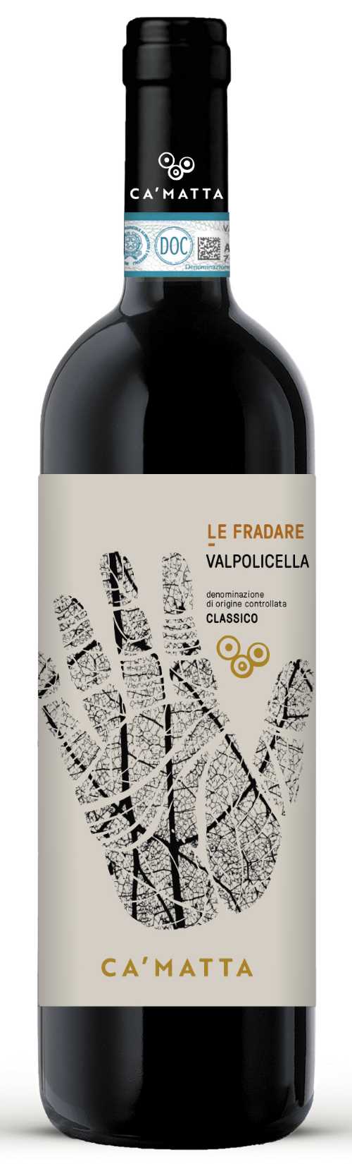 CA' MATTA - LE FRADARE - Valpolicella classico 2022 DOC BIO